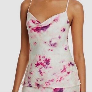 Bardot Pink and White Camisole